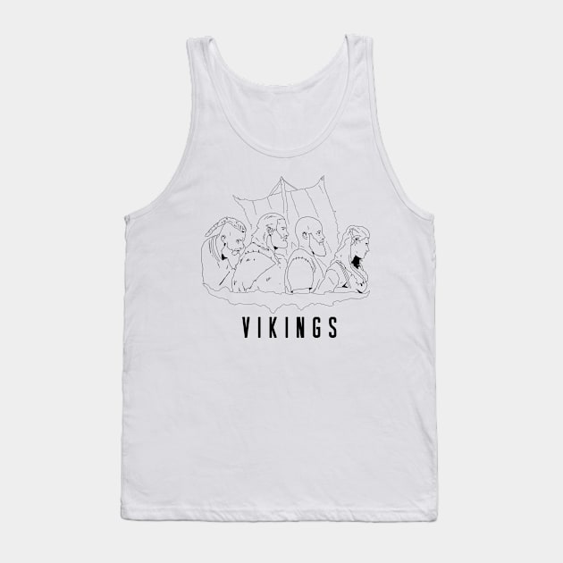 Vikings sticker Tank Top by Monicdeng